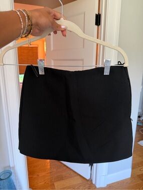 Zara High Rise Black Skort